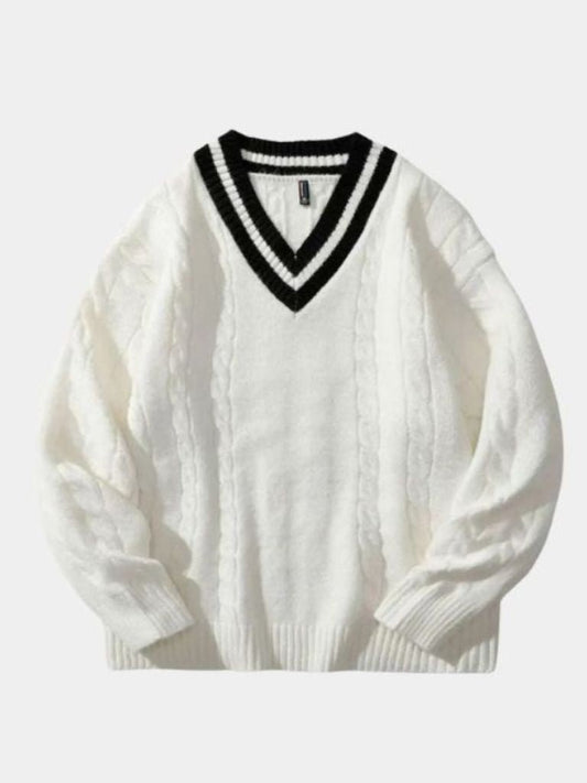 Minimalist V-Neck Sweater