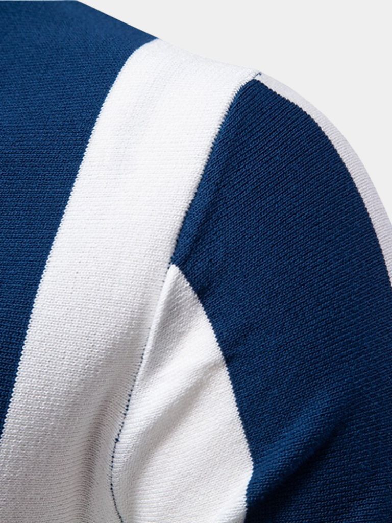 Navy Stripe Polo