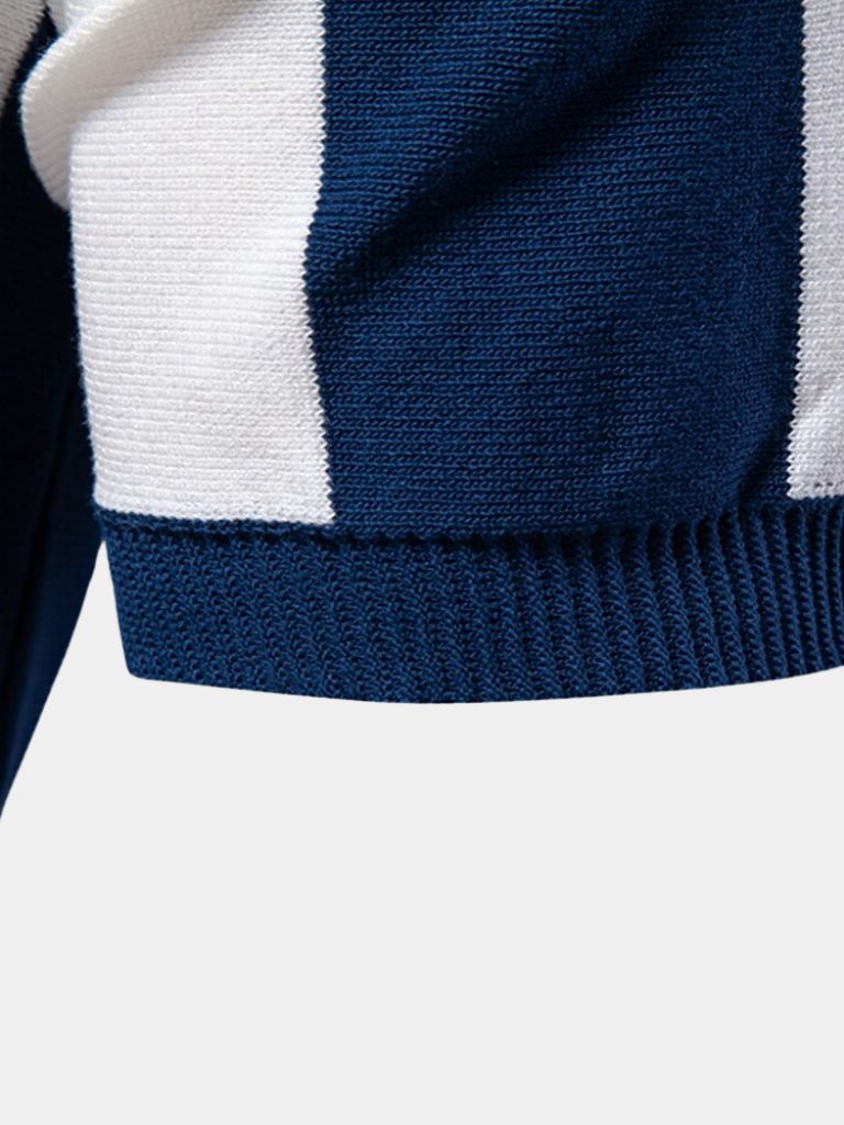 Navy Stripe Polo