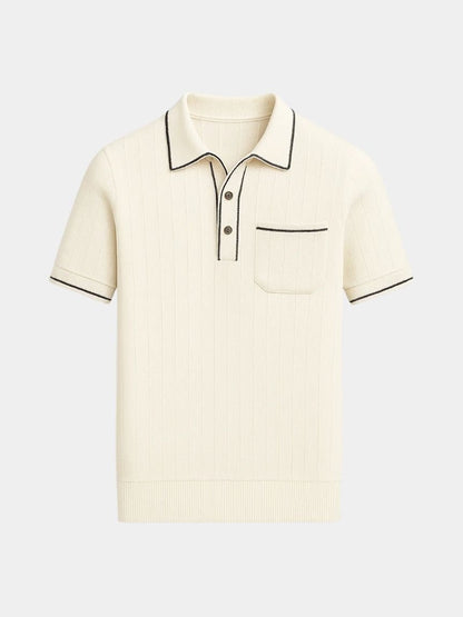Old Money Knit Polo Shirt
