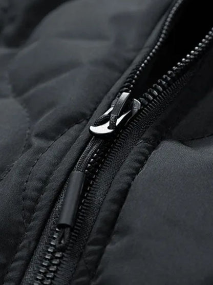 Sherpa Sleeves Padded Bomber Jacket