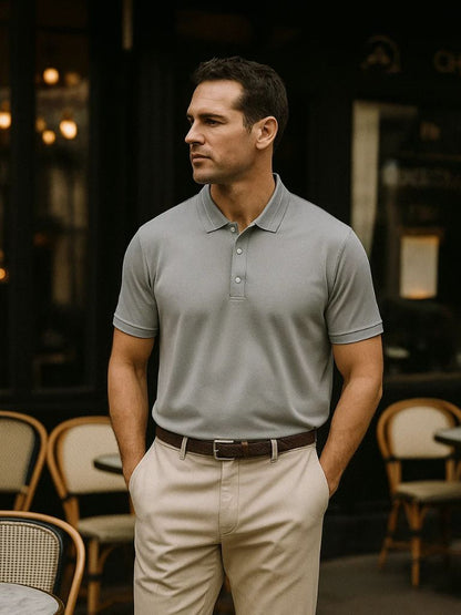 Steel Grey Polo