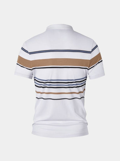 Sunset Stripe Polo