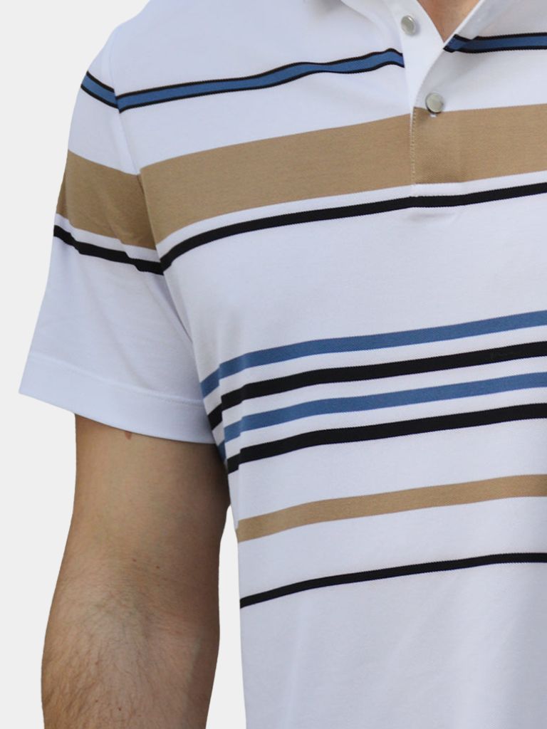 Sunset Stripe Polo