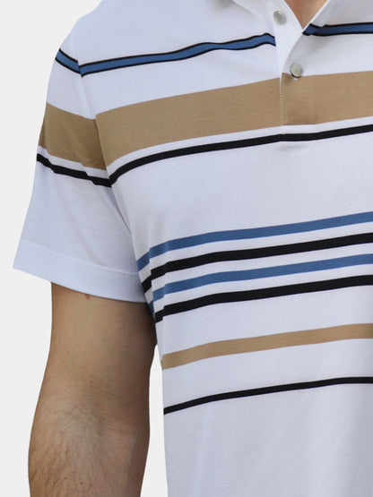 Sunset Stripe Polo