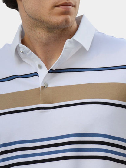 Sunset Stripe Polo