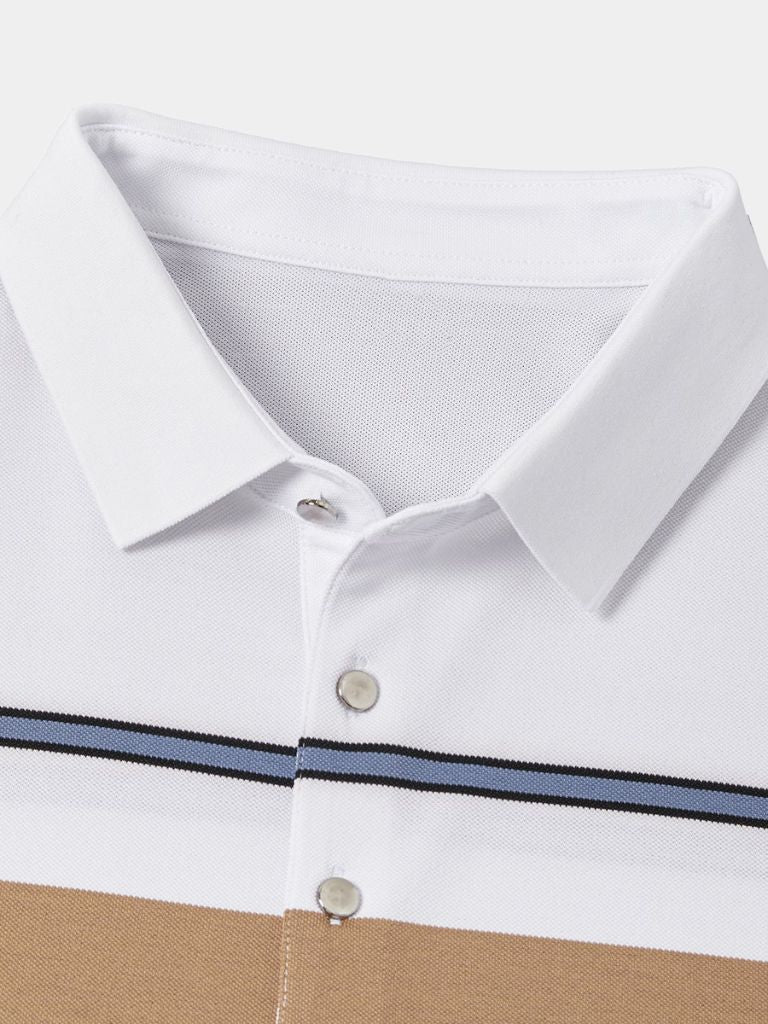Sunset Stripe Polo