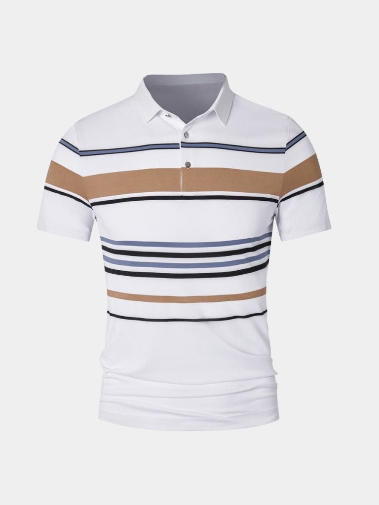 Sunset Stripe Polo