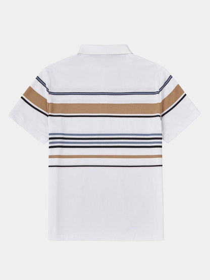 Sunset Stripe Polo