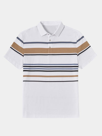 Sunset Stripe Polo