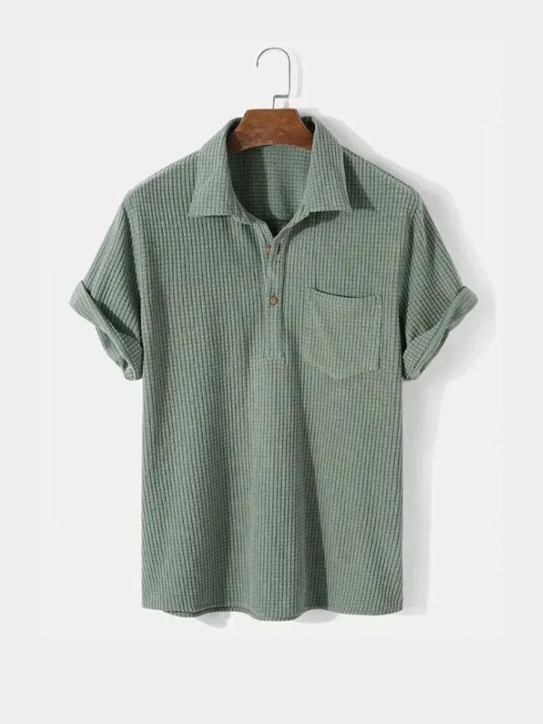 Textured Short Sleeve Shirt