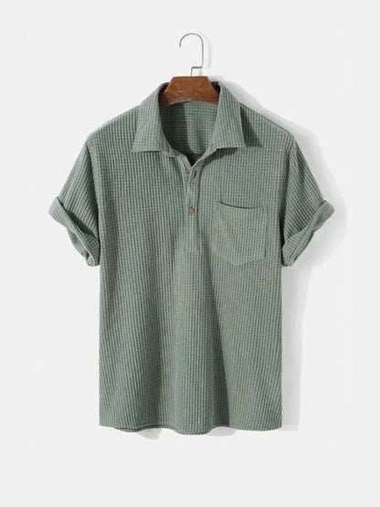 Textured Short Sleeve Shirt
