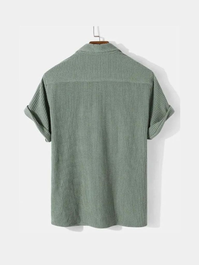 Textured Short Sleeve Shirt