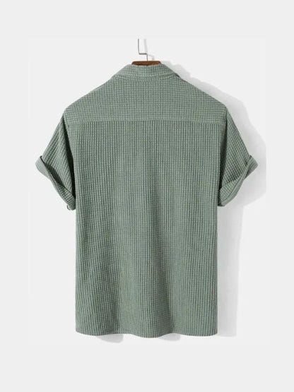 Textured Short Sleeve Shirt