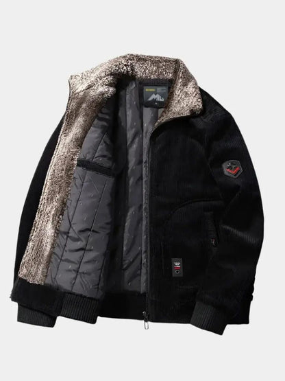 Thermal Windbreaker Corduroy Jacket