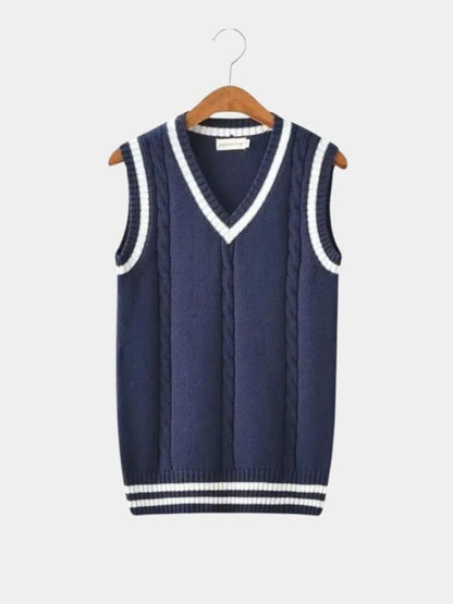 V Neck Elegant Knit Vest