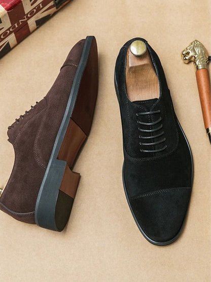 Velvet Monarch Derby Shoes