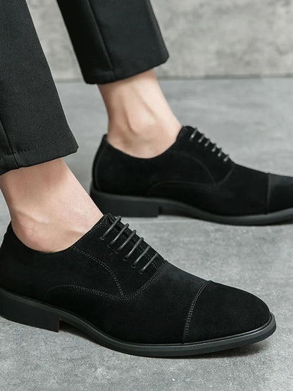 Velvet Monarch Derby Shoes