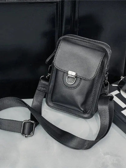 Vintage Mini Leather Crossbody Shoulder Bag