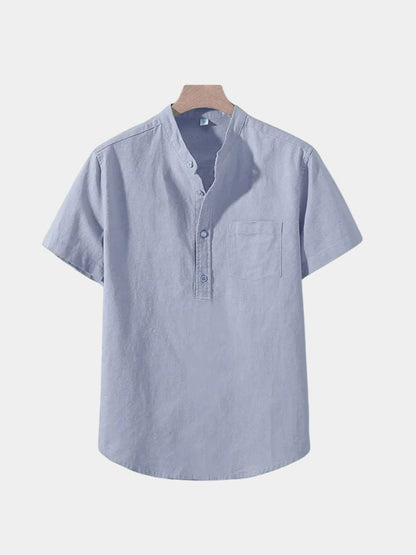 White Wellspring Linen T-Shirt