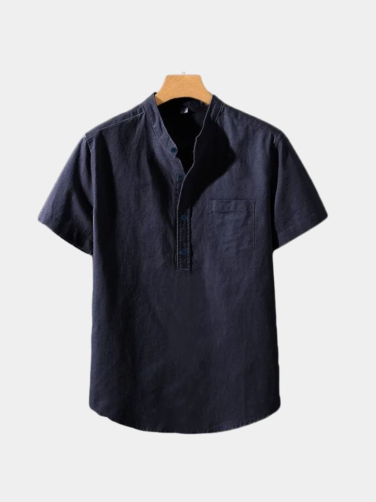 White Wellspring Linen T-Shirt