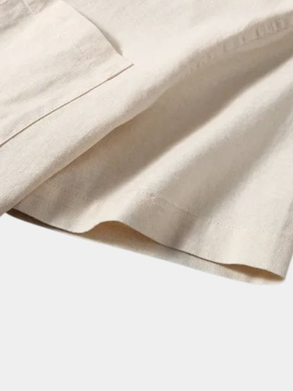 White Wellspring Linen T-Shirt